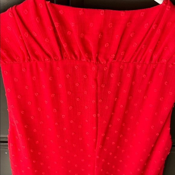 Entro- Red Sleeveless Dress - Picture 3 of 5